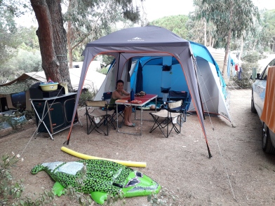 La nostra tenda al campeggio Le Bodri