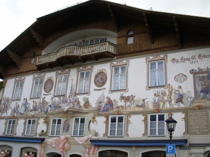 Facciata di Oberammergau